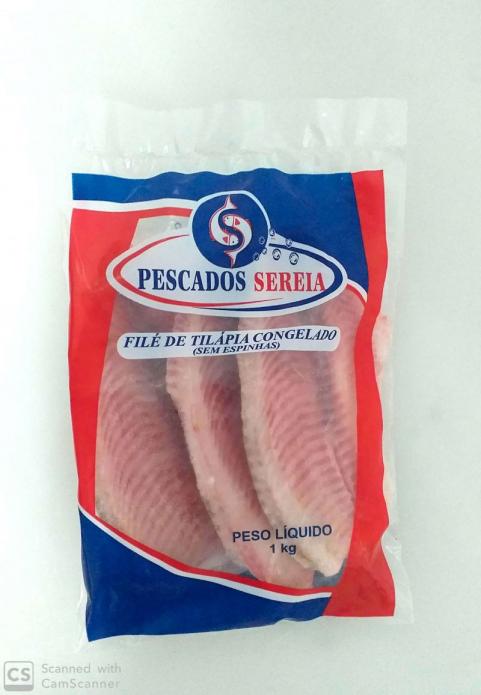 Filé de Tilápia IQF Pacote 1kg Caixa 14 Unidades 14kg
