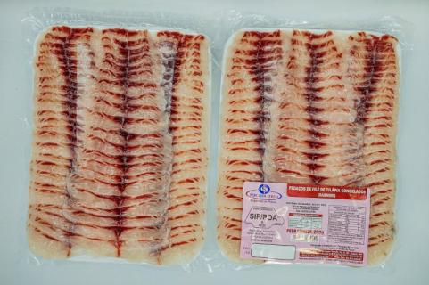Sashimi de Tilápia Vácuo 250g Caixa 48 Unidades 12kg